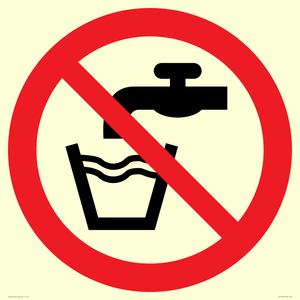 P005 Prohibition: Not drinking water